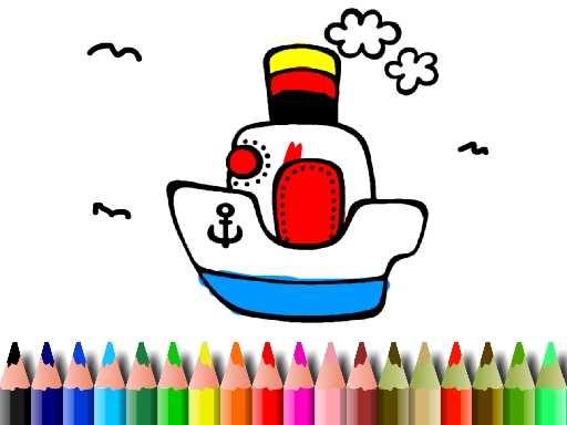 BTS Boat Coloring